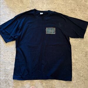 Navy Blue Graphic T-Shirt